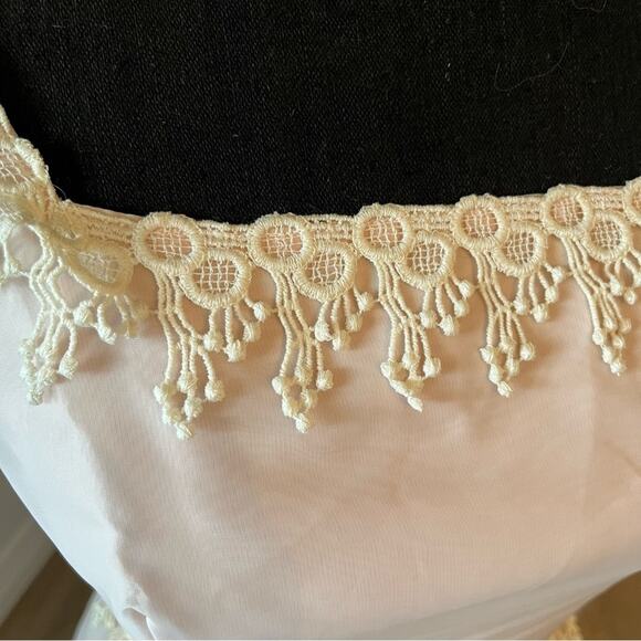 Vintage 1970s Handmade Blush Pink Formal Gown Prairie Romance Metal Zipper - Picture 6 of 11